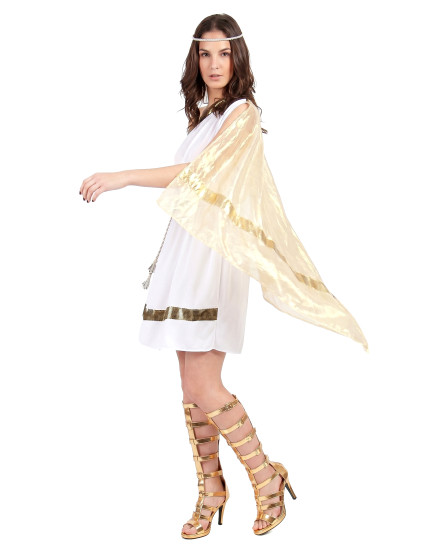 Déguisement déesse romaine avec cape femme 2