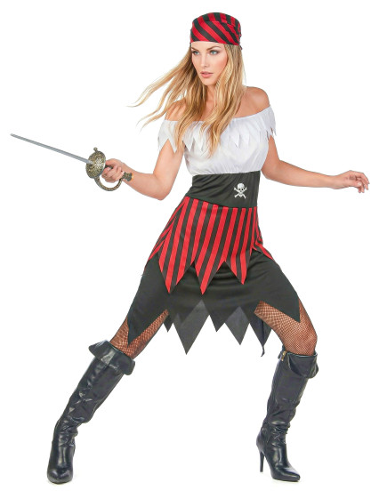 Déguisement pirate dentelé femme 2