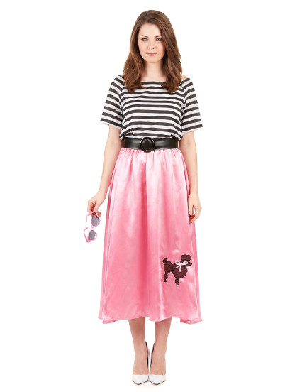 Déguisement années 50 rose femme 4