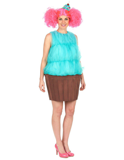 Déguisement cupcake turquoise femme 3