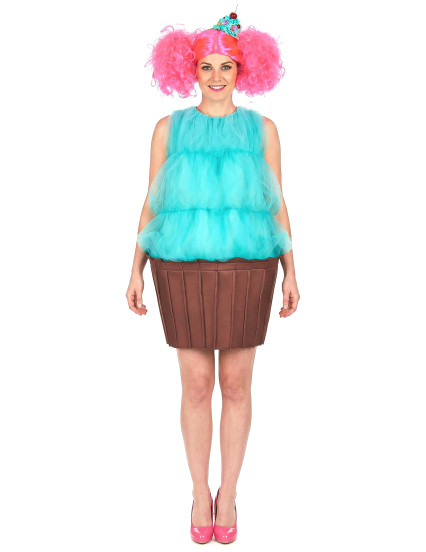 Déguisement cupcake turquoise femme 4