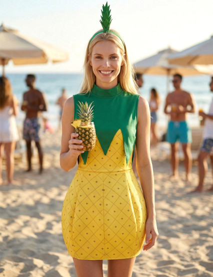Déguisement d'ananas femme 7