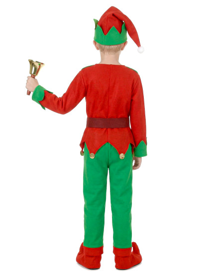 Déguisement complet elfe de Noël enfant 5