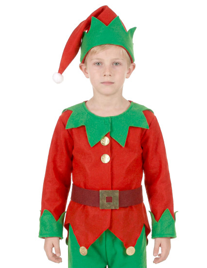 Déguisement complet elfe de Noël enfant 7