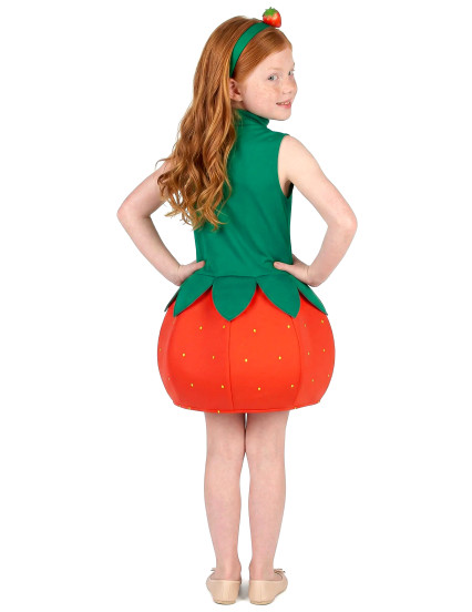 Déguisement robe fraise fille 5