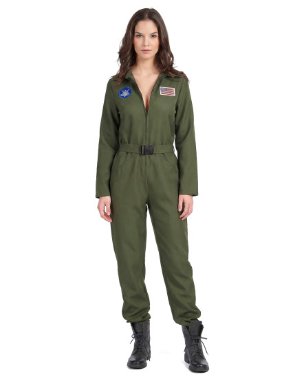 Déguisement pilote d'avion femme 4