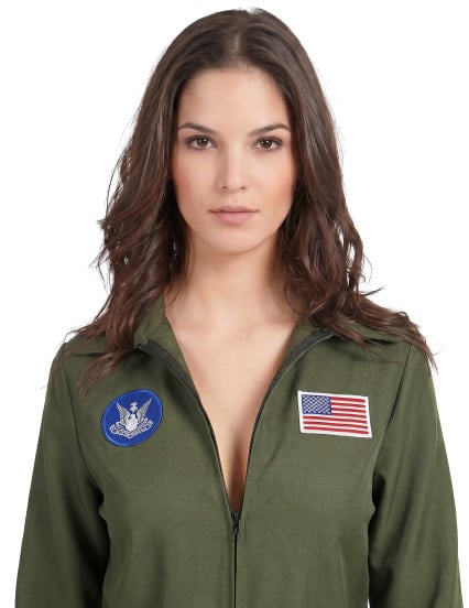 Déguisement pilote d'avion femme 6