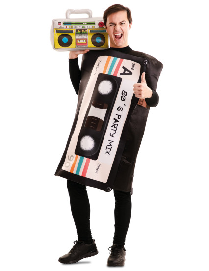 Déguisement humoristique cassette audio adulte 3