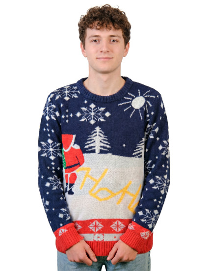 Pull de Noël avec Père Noël adulte 4