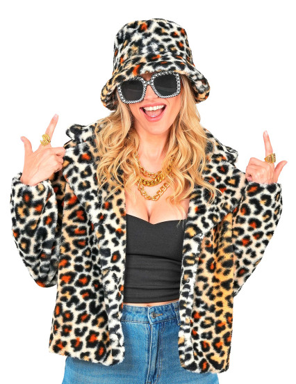 Veste en peluche léopard femme 3