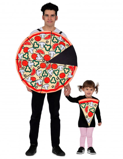 Déguisement de Pizza parent-enfant 2