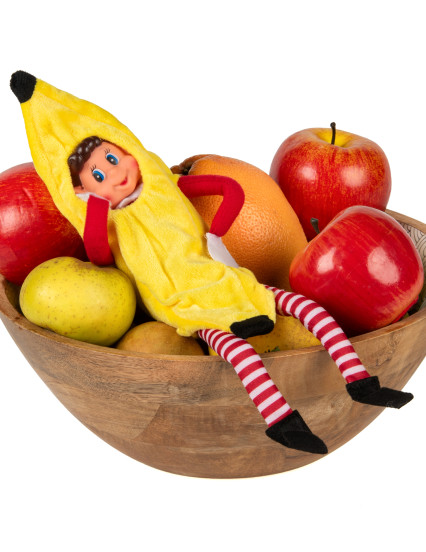 Déguisement banane pour poupée lutin farceur 2