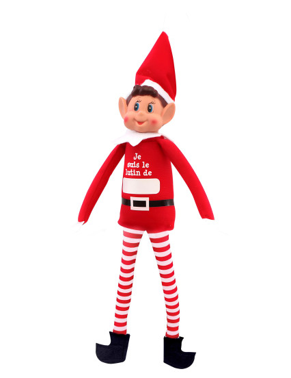 Lutin farceur garçon Elfie à personnaliser 38 cm 1