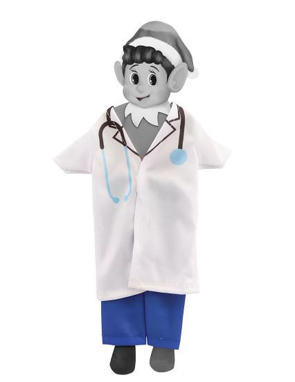Déguisement docteur pour poupée lutin farceur 1