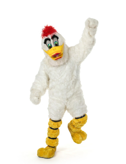 Déguisement mascotte canard blanc adulte 5