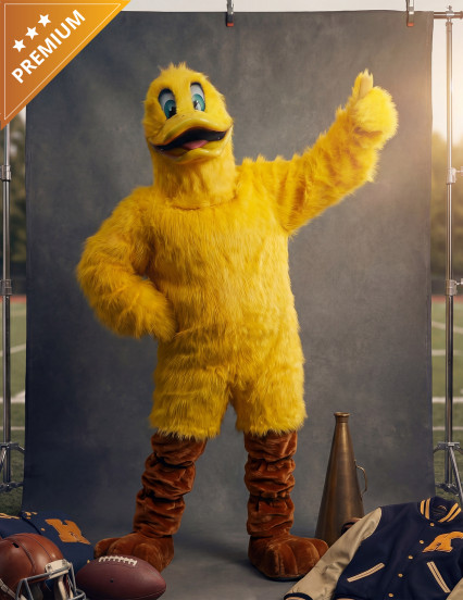 Déguisement mascotte canard jaune adulte 1