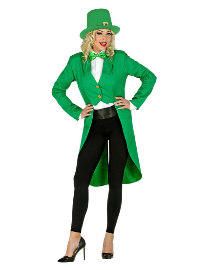 Veste queue de pie verte St Patrick femme 1