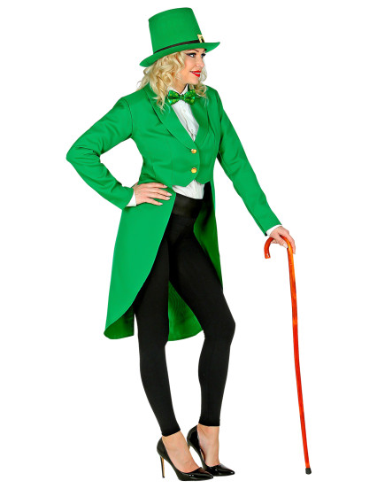 Veste queue de pie verte St Patrick femme 4