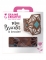 Kit bracelet à broder cuir marron motif étoile avec coton turquoise